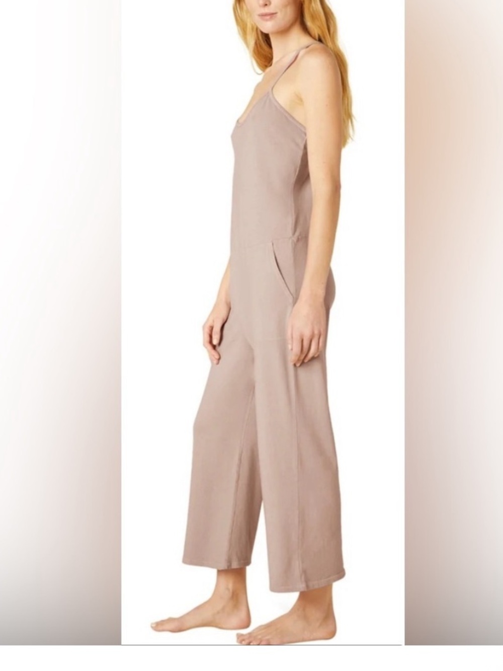 NWT - Beyond Yoga Breezy Jumpsuit in Washed Chai - Size M